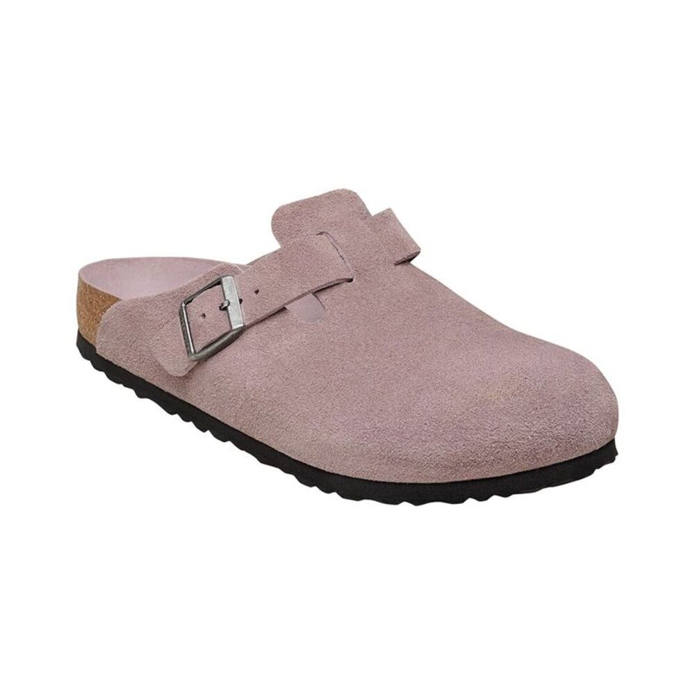 Birkenstock Boston Narrow Soft Footbed Suede Clog
